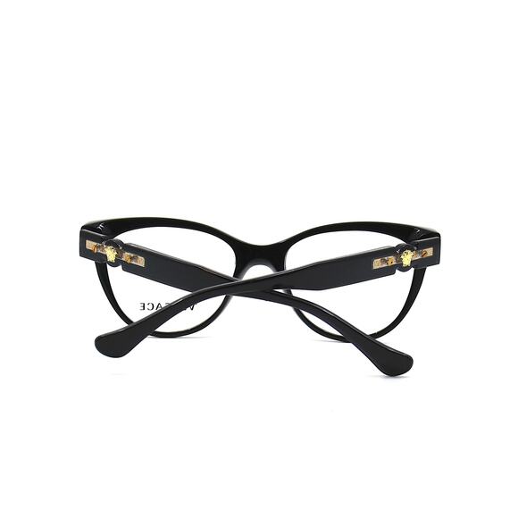 NEW VERSACE VE3304 GB1 BLACK AUTHENTIC EYEGLASSES FRAME - Picture 6 of 14